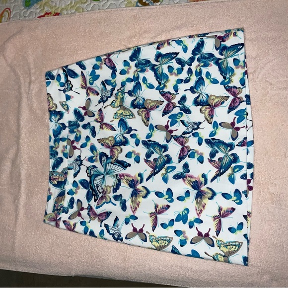 Skirt, Talbots Butterfly Skirt, 6P - Picture 2 of 9